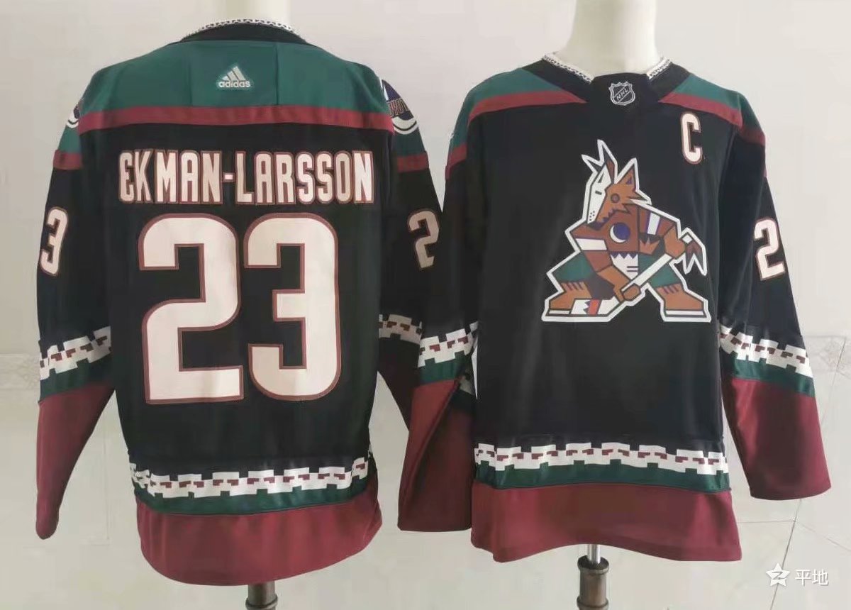 Men's Arizona Coyotes Oliver Ekman-Larsson #23 Black Home Breakaway Jersey